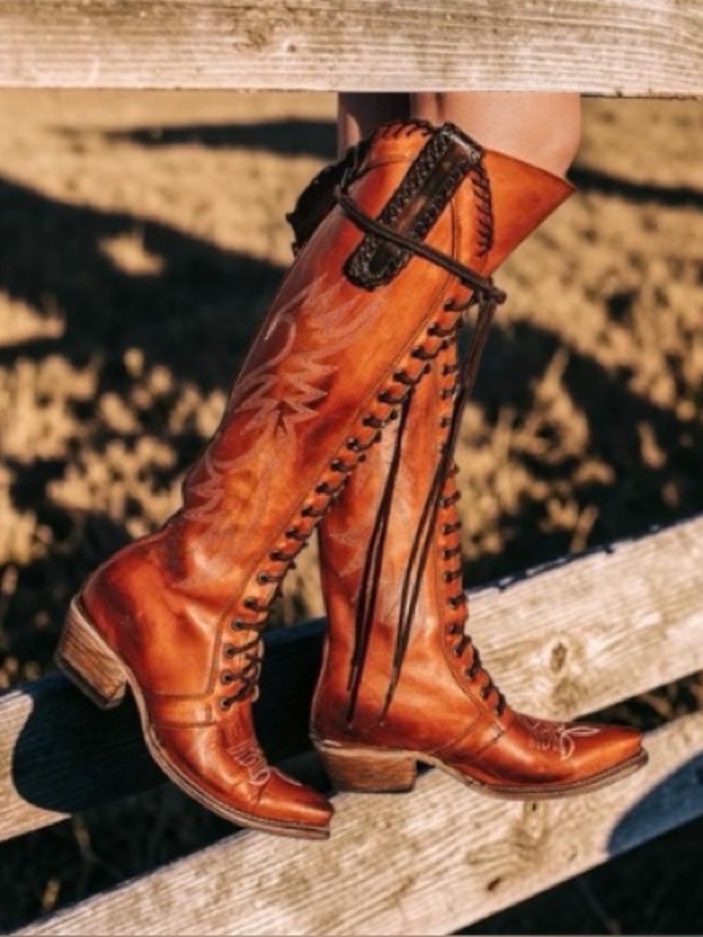Freebird Western Leather đ¤ Boots. Size 8. New. Whiskey.